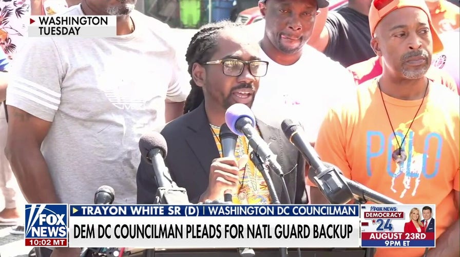 DC Democrat councilman calling for military intervention in city’s crime crisis