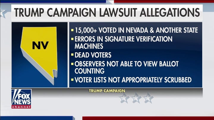 Trump campaign files new lawsuit in Nevada