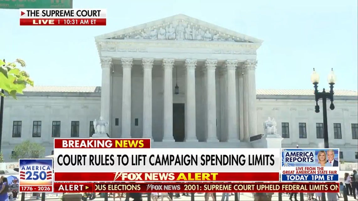 Supreme Court lifts campaign spending limits in federal elections