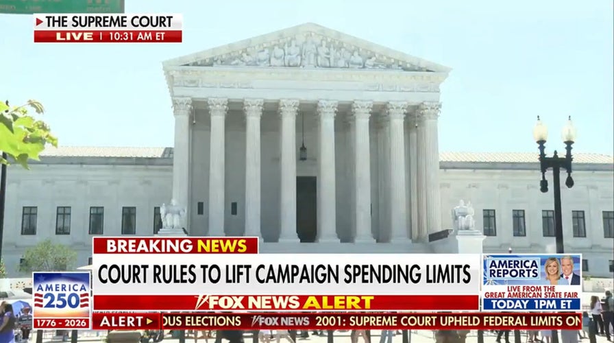 Supreme Court lifts campaign spending limits in federal elections
