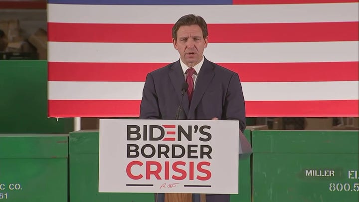 Ron DeSantis blasts President Biden on immigration crisis