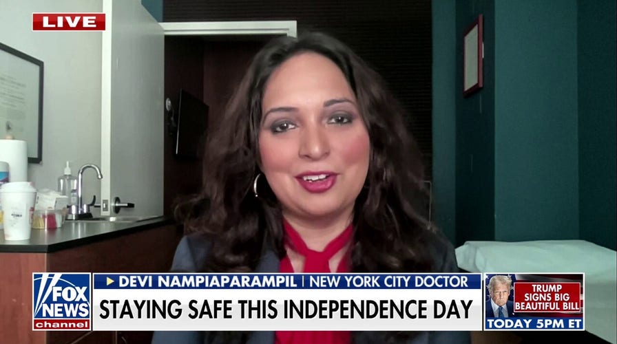 Physician reminds Americans to 'exercise caution' for Fourth of July