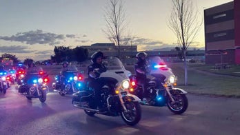 Honor procession for Utah policemen killed in the line of duty