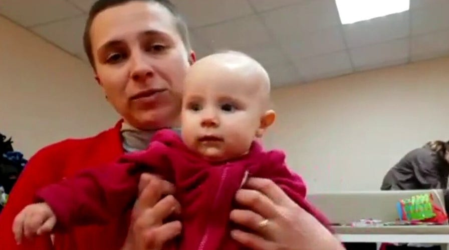 Ukrainian mom gives update from bomb shelter