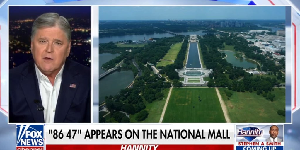 ‘8647’ burned into grass on National Mall as federal authorities open investigation