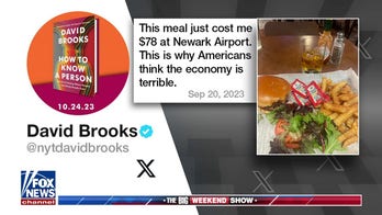 New York Times writer regrets meal price rant amid economic woes
