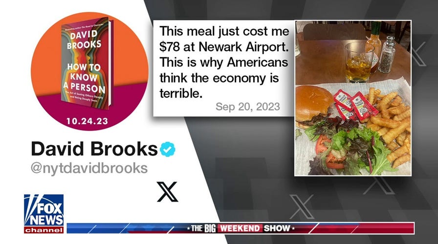 New York Times writer regrets meal price rant amid economic woes