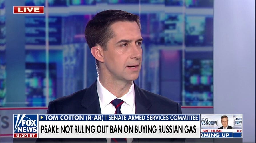 Sen. Cotton on Biden’s SOTU address: I hope he announces no more half-measures on Russian sanctions