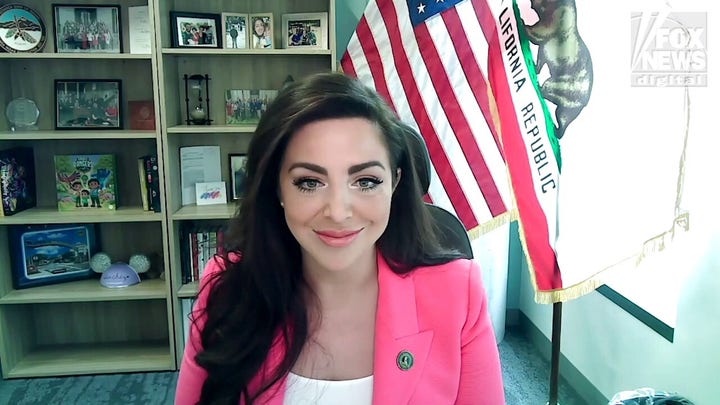 California Assemblywoman Kate Sanchez discusses her bill to ban trans athletes from girls sports after the Trump administration issues federal funding warning to state