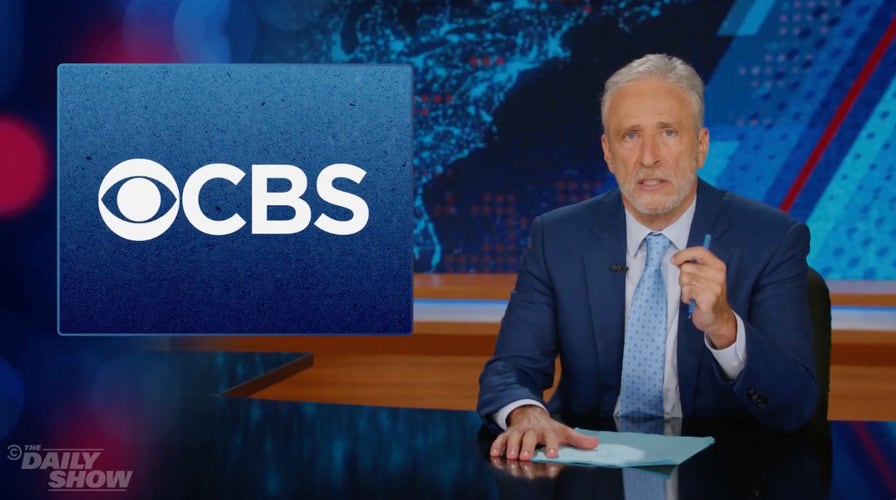Jon Stewart lambasts cancellation of Stephen Colbert's CBS late-night show