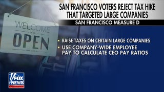 San Francisco voters reject tax hike targeting large companies
