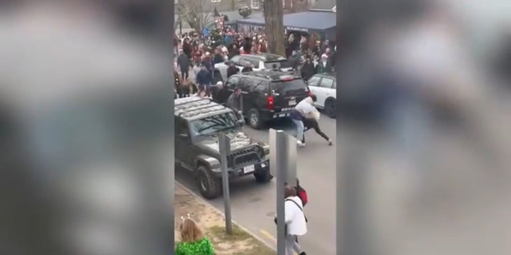 Wild street brawl erupts during Nantucket Christmas celebration