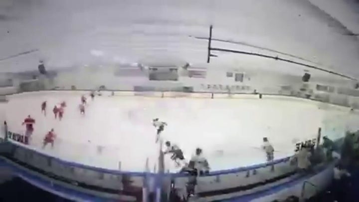 Video shows players, fans scramble for cover during Rhode Island rink shooting