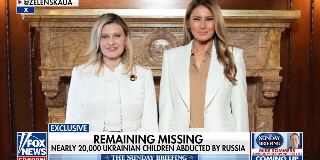 Melania Trump, Ukraine’s first lady unite to help rescue children taken by Russia