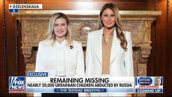 Melania Trump, Ukraine’s first lady unite to help rescue children taken by Russia