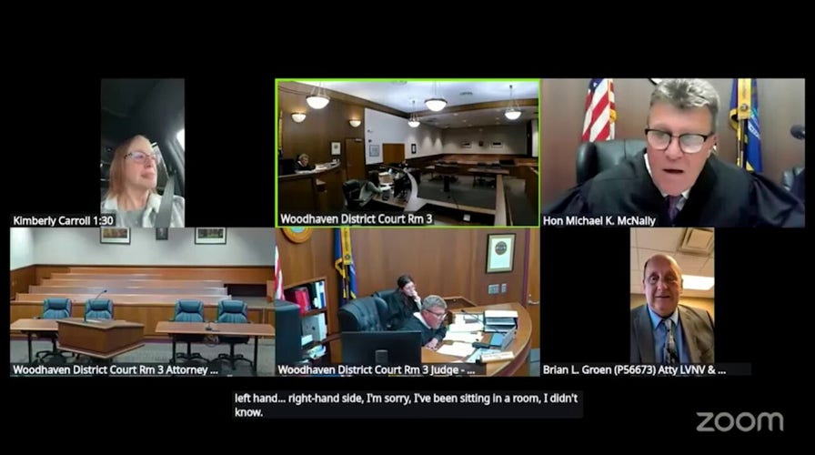 Judge grills pistillate   who logs into Zoom tribunal  from car