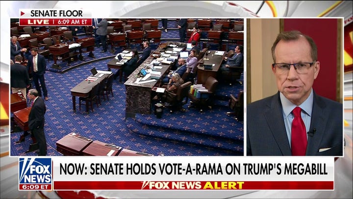 Marathon vote-a-rama on Trump's 'big, beautiful bill' reaches hour 20