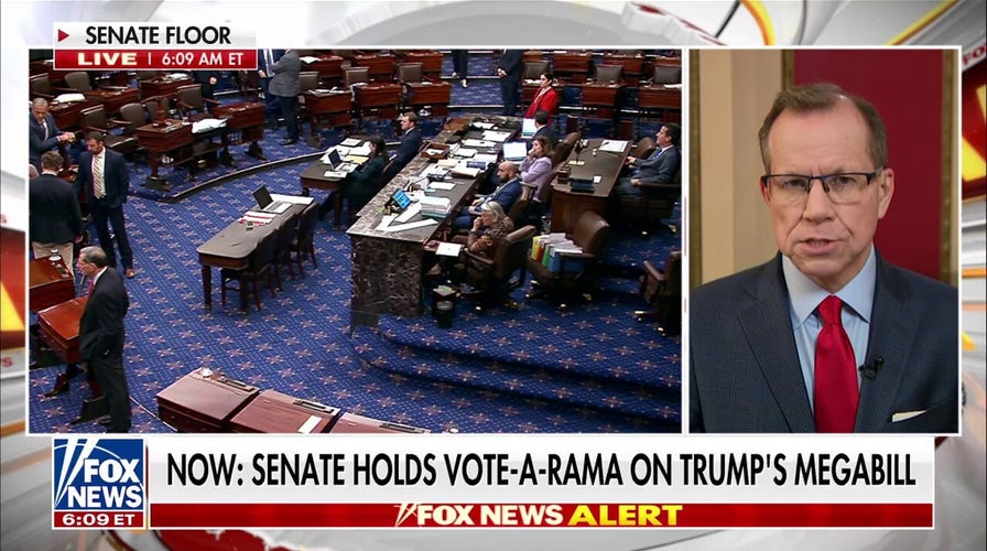 Marathon vote-a-rama on Trump's 'big, beautiful bill' reaches hour 20