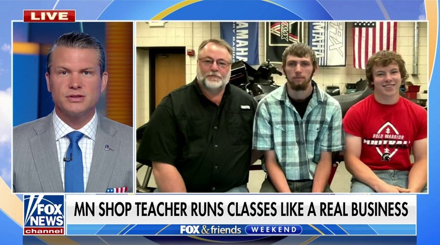 Retired auto shop owner brings business to the classroom