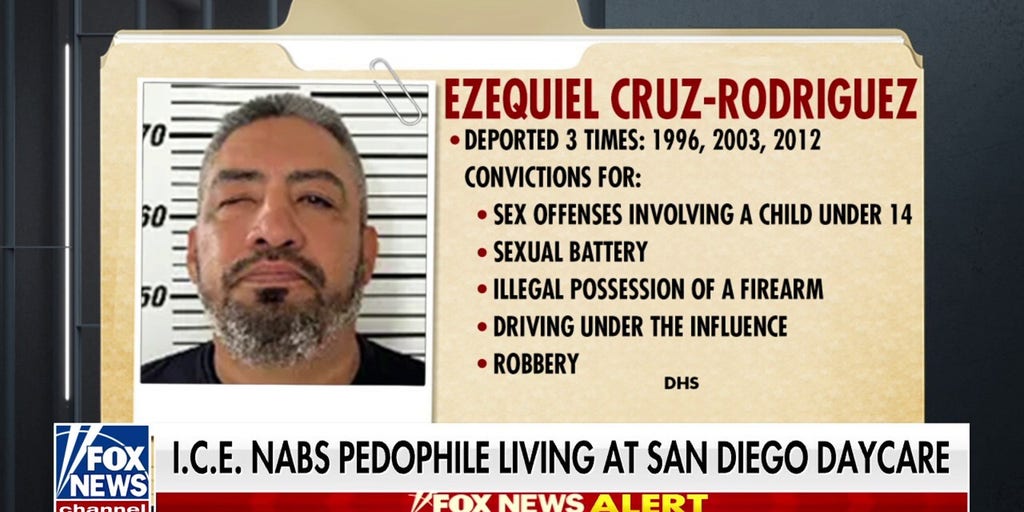 ICE arrests convicted pedophile living at San Diego daycare
