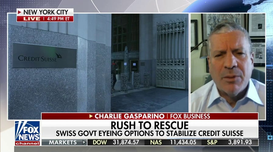 Charlie Gasparino predicts UBS and Credit Suisse are 'primed' to merge