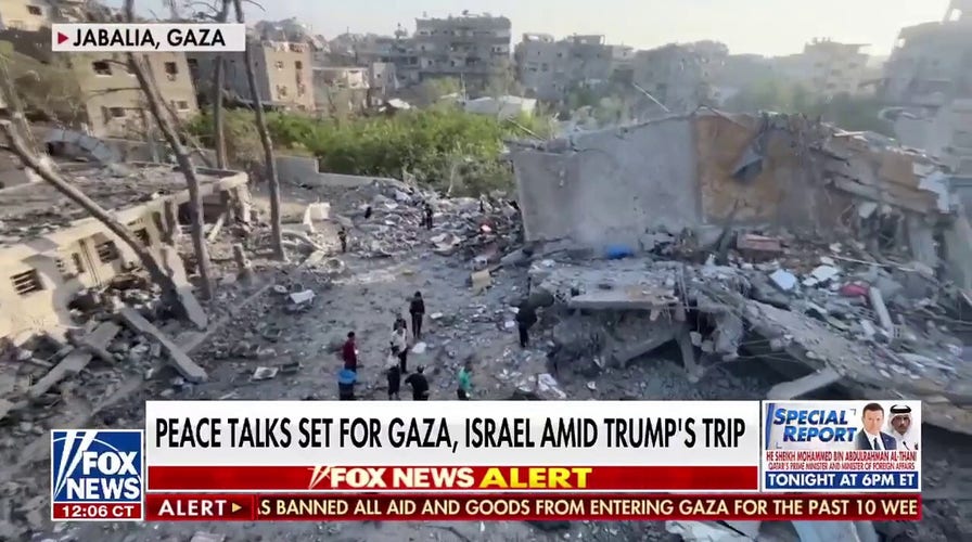 Israel, Hamas prepare for peace talks as Trump visits Middle East