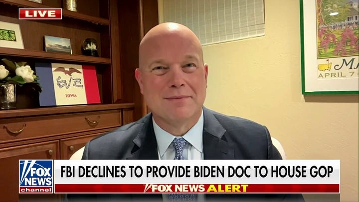 Biden family's 'corrupt waterfall of cash' becoming more apparent every day: Matthew Whitaker