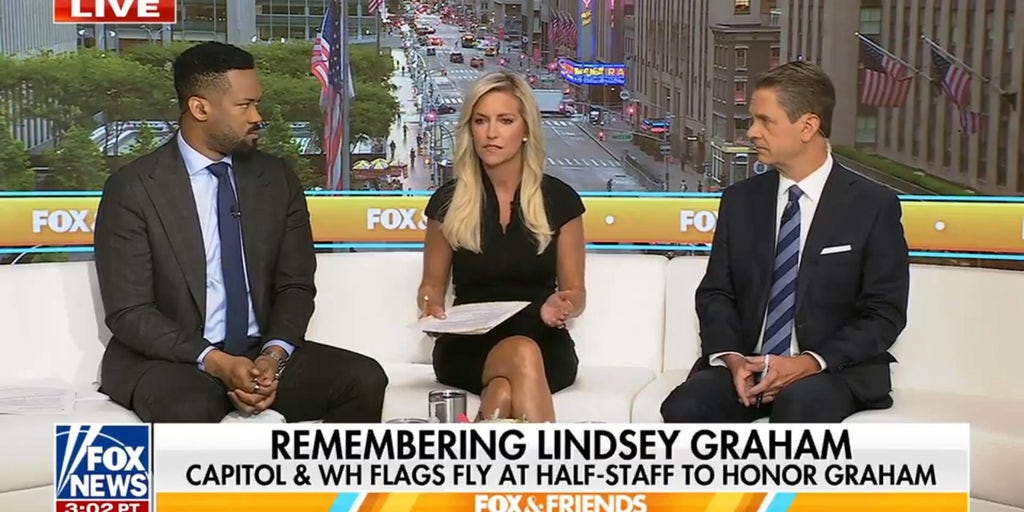 Ainsley Earhardt honors Sen Lindsey Graham's journey from humble roots to political powerhouse