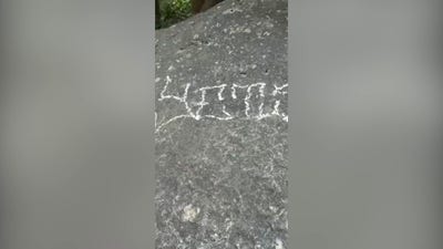 Vandals deface a boulder and more at Yosemite National Park