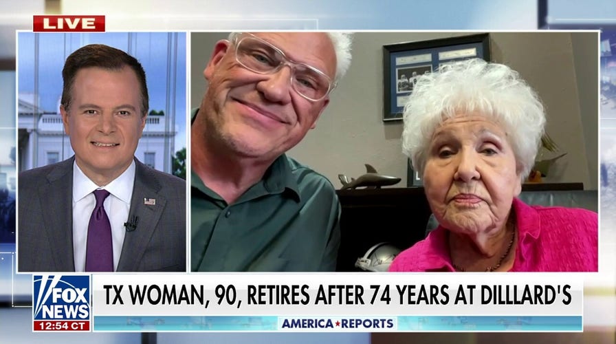 90-year-old Texas woman retires from Dillard's after 74 years