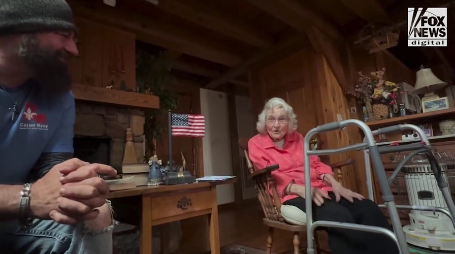 Cajun Navy 2016 helps 104-year-old woman living in NC mountains after Helene