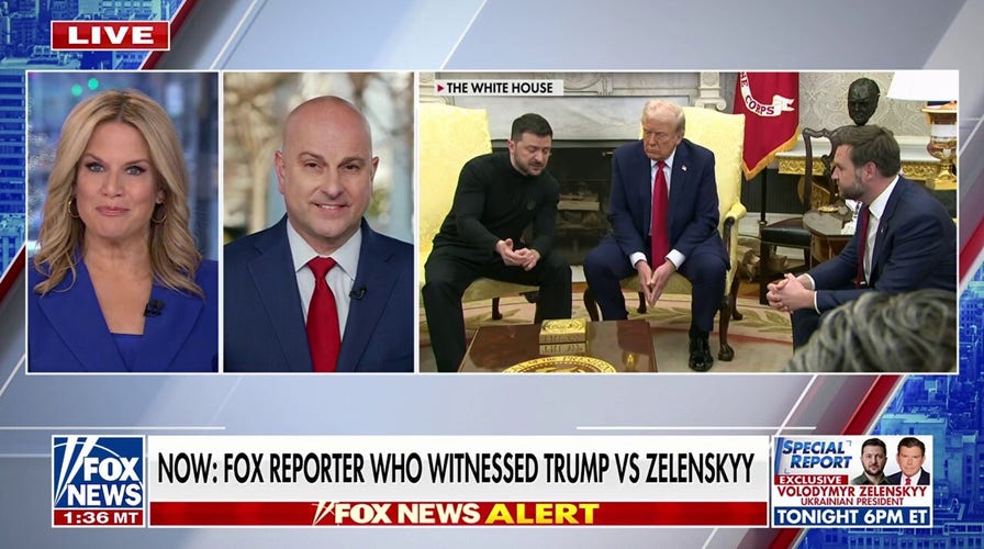 FOX reporter describes the intense atmosphere during Zelenskyy-Trump blowup 