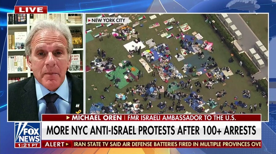 Michael Oren: 'These are profoundly anti-American protests'