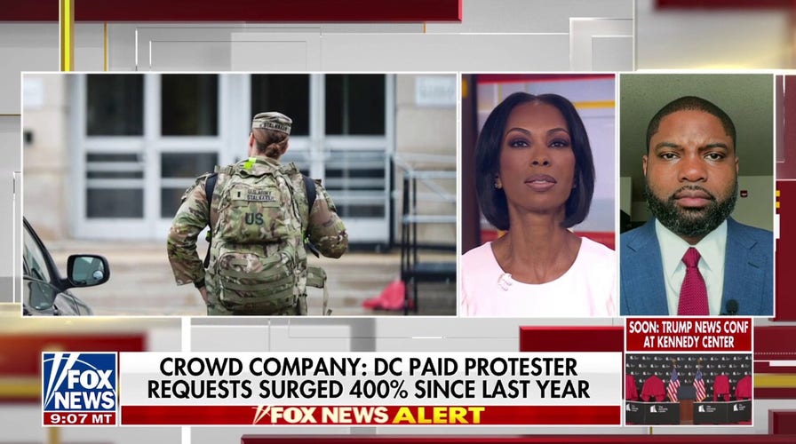 DC paid protester requests soar as Trump cracks down on crime