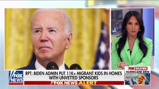 11,500 migrant children reportedly placed with unvetted adults under Biden