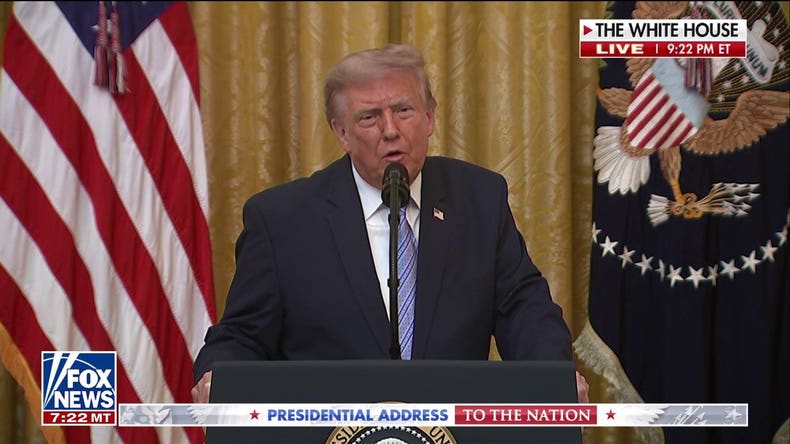 Trump attacks ABC, NBC for not carrying speech