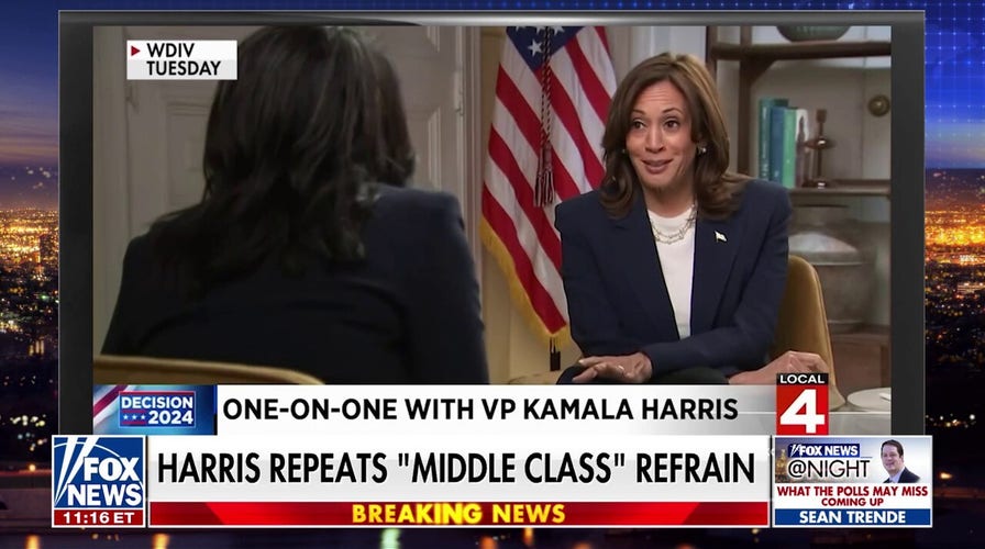 Kamala Harris recycles ‘middle-class’ remark: ‘My mother worked very hard’