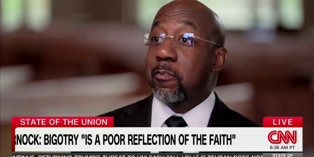 Sen. Warnock compares Trump-supporting religious leaders to those who justified slavery