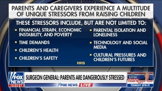 Surgeon general warns parents under dangerous levels of stress - Fox News