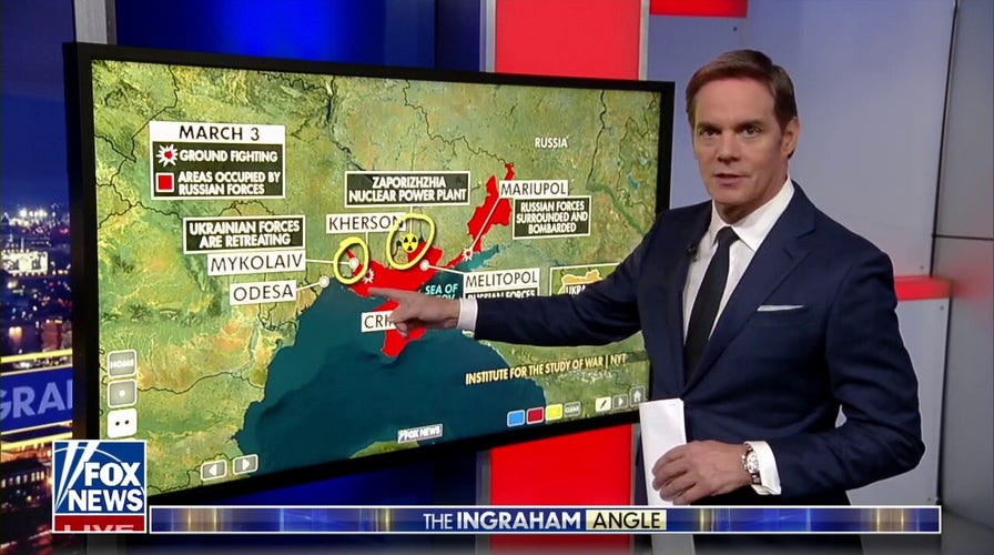 Bill Hemmer breaks down the fighting across Ukrainian cities
