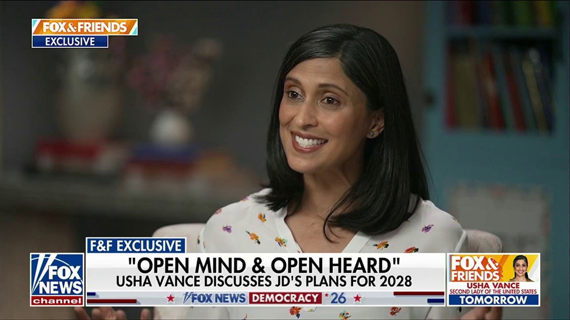 Usha Vance opens up about Vice President JD Vance's political future