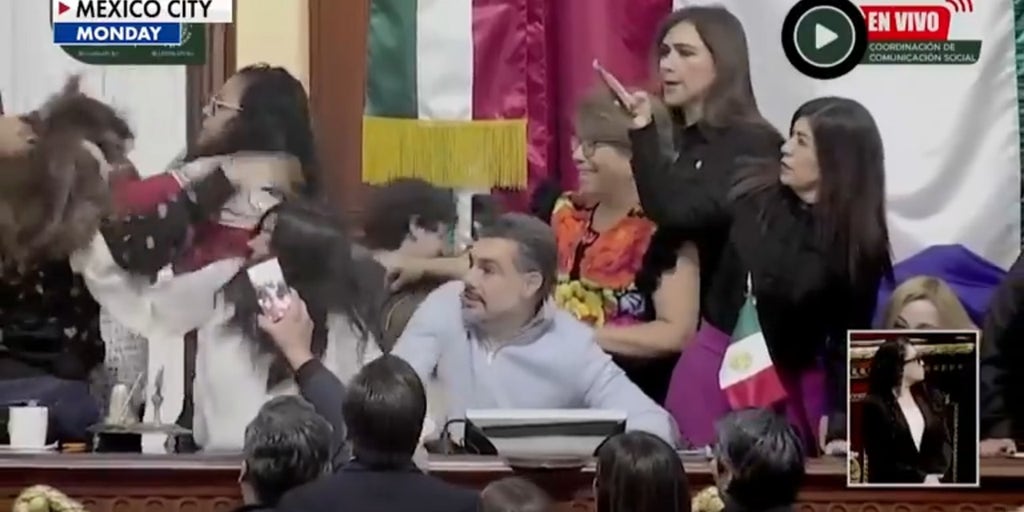 Mexico City lawmakers brawl in Congress after debate goes off the rails