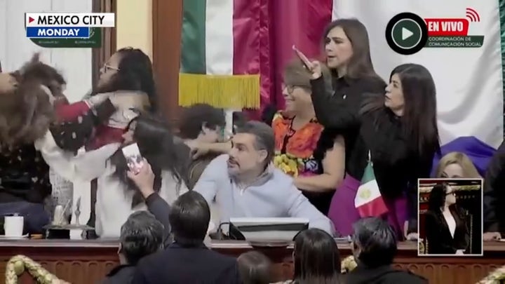 Mexico City lawmakers brawl in Congress after debate goes off the rails