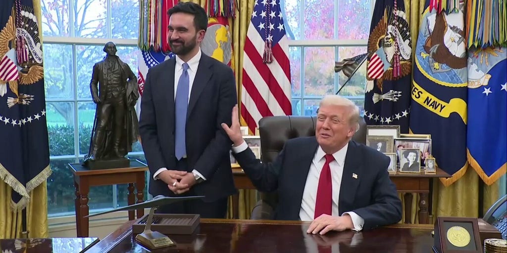 President Trump says it's 'okay' Mamdani has called him a fascist