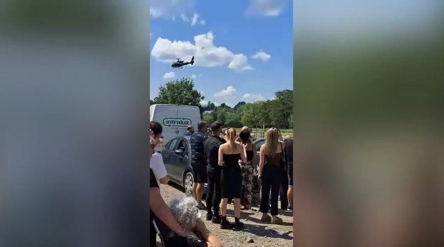 Belgian TikToker fakes own death, arrives at funeral via helicopter