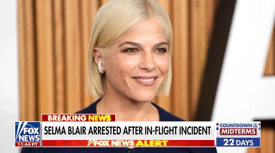 Actress Selma Blair arrested after alleged midflight incident
