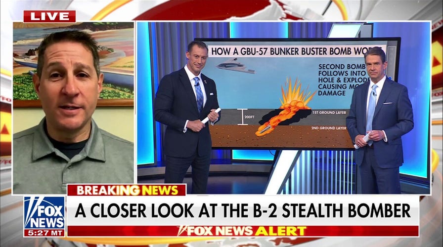 Closer look at the B-2 stealth bomber used in deep-strike missions