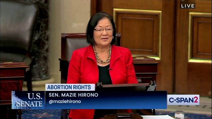 Sen. Mazie Hirono promotes a 'call to arms' against the pro-life movement