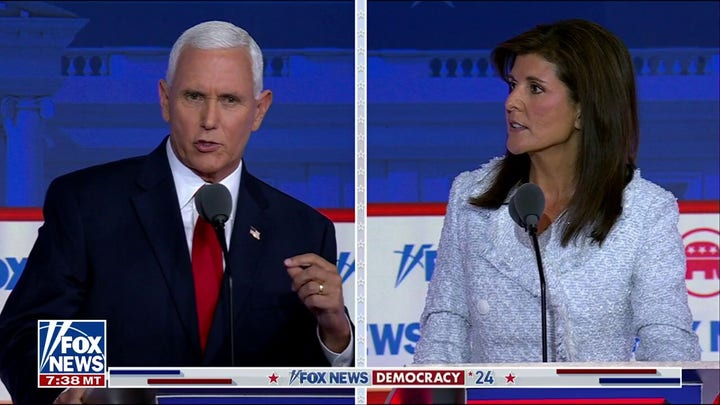Pence attacks Haley on 'consensus' abortion position: That's 'the opposite of leadership'
