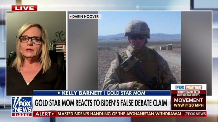 Gold Star mom on Biden falsely saying no troops died on his watch: 'It disgusts me, but doesn't shock me'